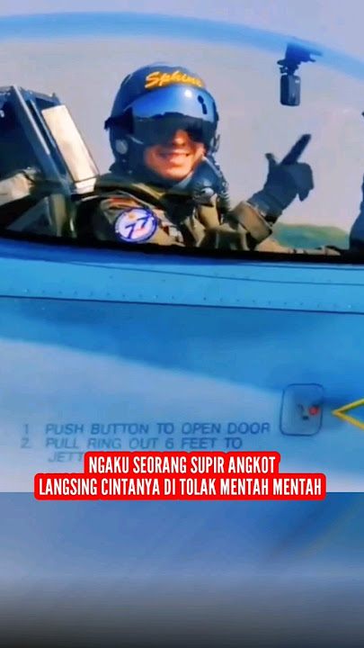 Ternyata Pilot Pesawat Tempur