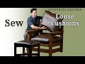 Sew Loose Cushions for Stickley Style Eastwood Chair Leather Upholstery Tutorial Morris Chair Style