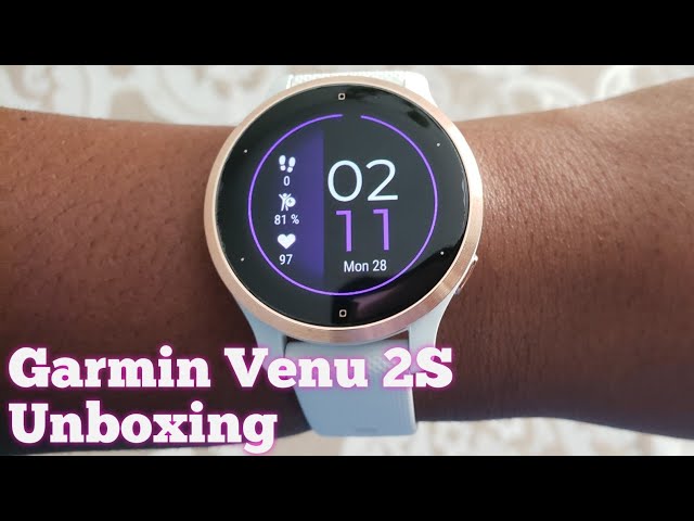 Garmin Vivoactive 4S White/Rose Gold Unboxing HD (010-02172-24