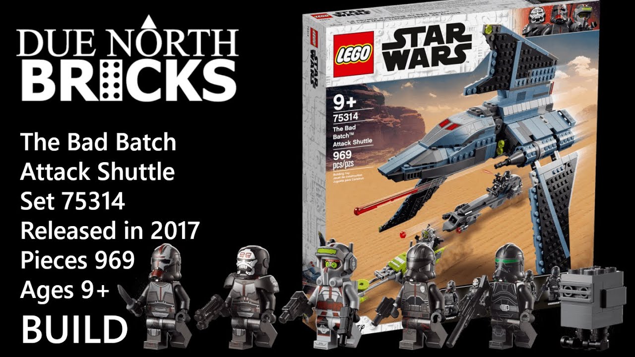 ⁣Lego Star Wars - The Bad Batch Attack Shuttle 75314 - Fast build
