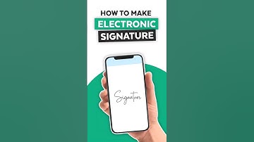 How to Make Electronic Signature