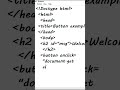 How to add button in html | HTML tutorial | Learn html in easy way with notepad | Coding | HTML