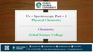 Uv - Spectroscopy Part - 1 - Chemistry - GSC