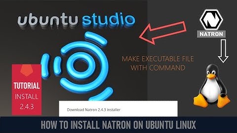 how to install natron vfx software on LINUX os from directly downloaded file, MAKE EXECUTABLE FILE