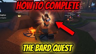 How To COMPLETE Bard’s Lost Guitar Quest in The Forge Roblox! 🎸🔥