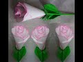 Роза  из бумаги своими руками. Как деать бумажные цветы