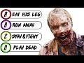 15 Questions to Determine if You Would SURVIVE The ZOMBIE APOCALYPSE | Chaos