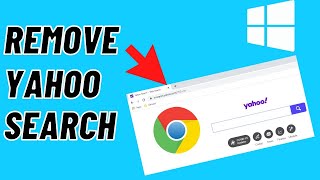 how to remove yahoo search  from chrome (works in 2024)