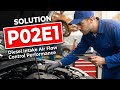 HOW TO FIX P02E1 OBD II ERROR CODE - Diesel Intake Air Flow Control Performance