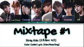 Stray Kids (스트레이 키즈) - 'Mixtape #1 OT8 (Placebo)' Color Coded Lyrics (Eng/Rom/Han)