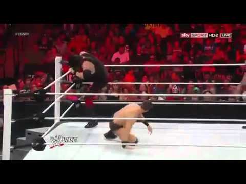 WWE RAW 6 8 2012 Kane Vs The Miz