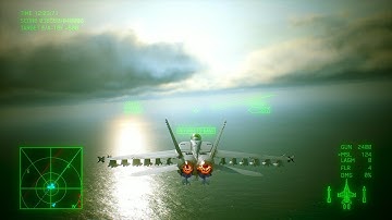 Ace Combat 7 | Anchorhead Raid | DLC Mission # 2 | F/A-18F Super Hornet Block III | 4K | Remastered