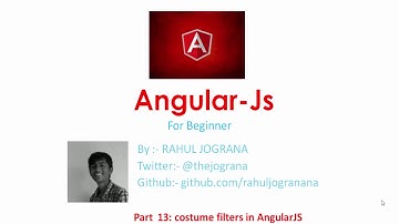Part 13 how to create custom filter in angularjs