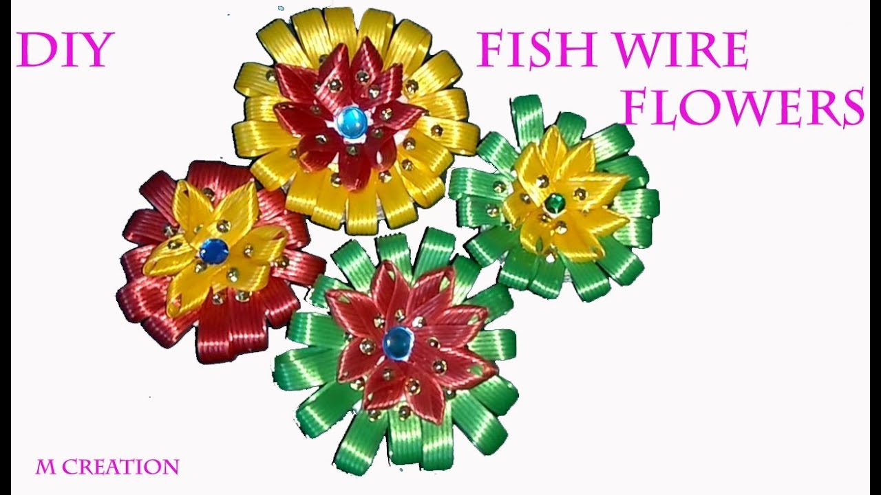 How to make FISHWIRE FLOWERS 