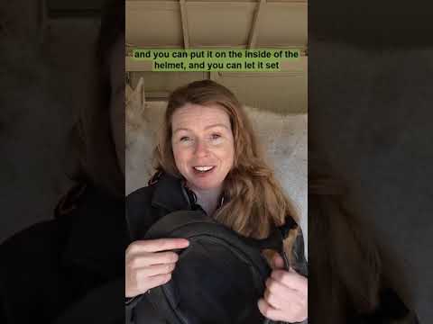 How to clean your horseback riding helmet!  #shorts