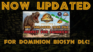 100% Save File is Now Updated for Dominion Biosyn DLC - All Links Provided