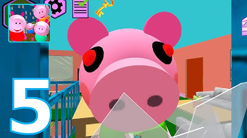 Piggy Neighbor Family Escape Obby House 3D Gameplay Level 5 (Android, iOS)