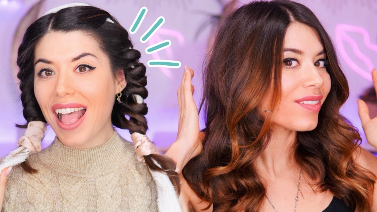 CAPELLI MOSSI SENZA CALORE CON LA CINTURA DELL’ ACCAPPATOIO?! | Adriana Spink