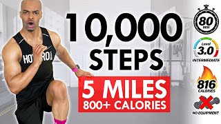 10000 Steps Indoor Walking Workout | Knee Friendly, All Standing, Low Impact Cardio (BURN FAT) screenshot 4