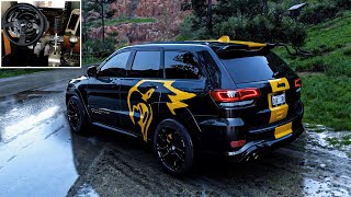 1000HP Jeep Trackhawk  Forza Horizon 5 | Thrustmaster T300RS Gameplay