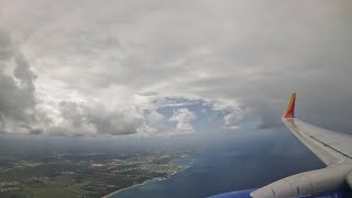 Southwest 7377H3 hard landing and taxing into San Juan Puerto Rico