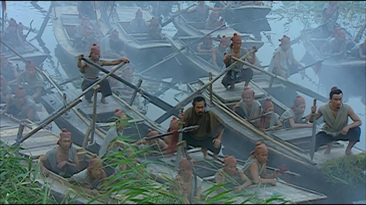 10萬敵軍進攻水中山寨，殊不知一群高手在水中設下埋伏！ #kungfu #水滸傳 #中國電視劇