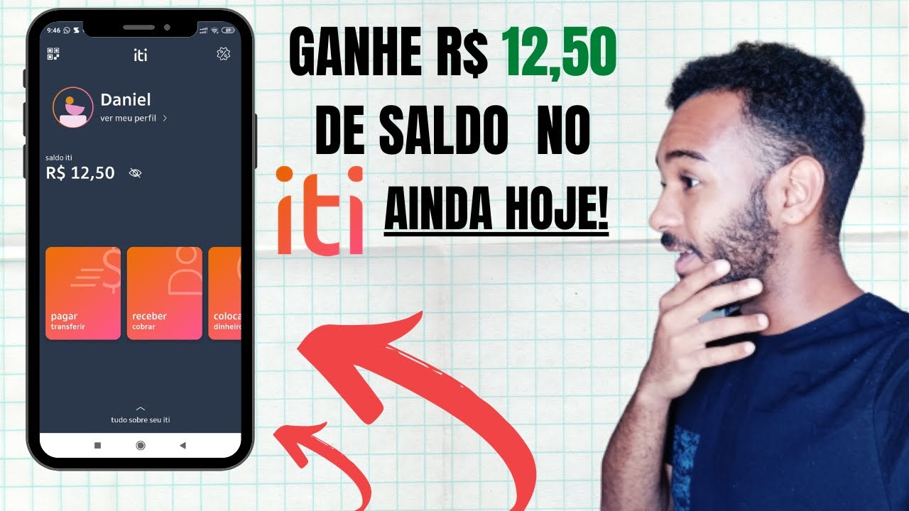 Pagou R$12,50 no Aplicativo ITI | Como Ganhar Dinheiro com App ITI | Ainda hoje na sua Conta ITI
