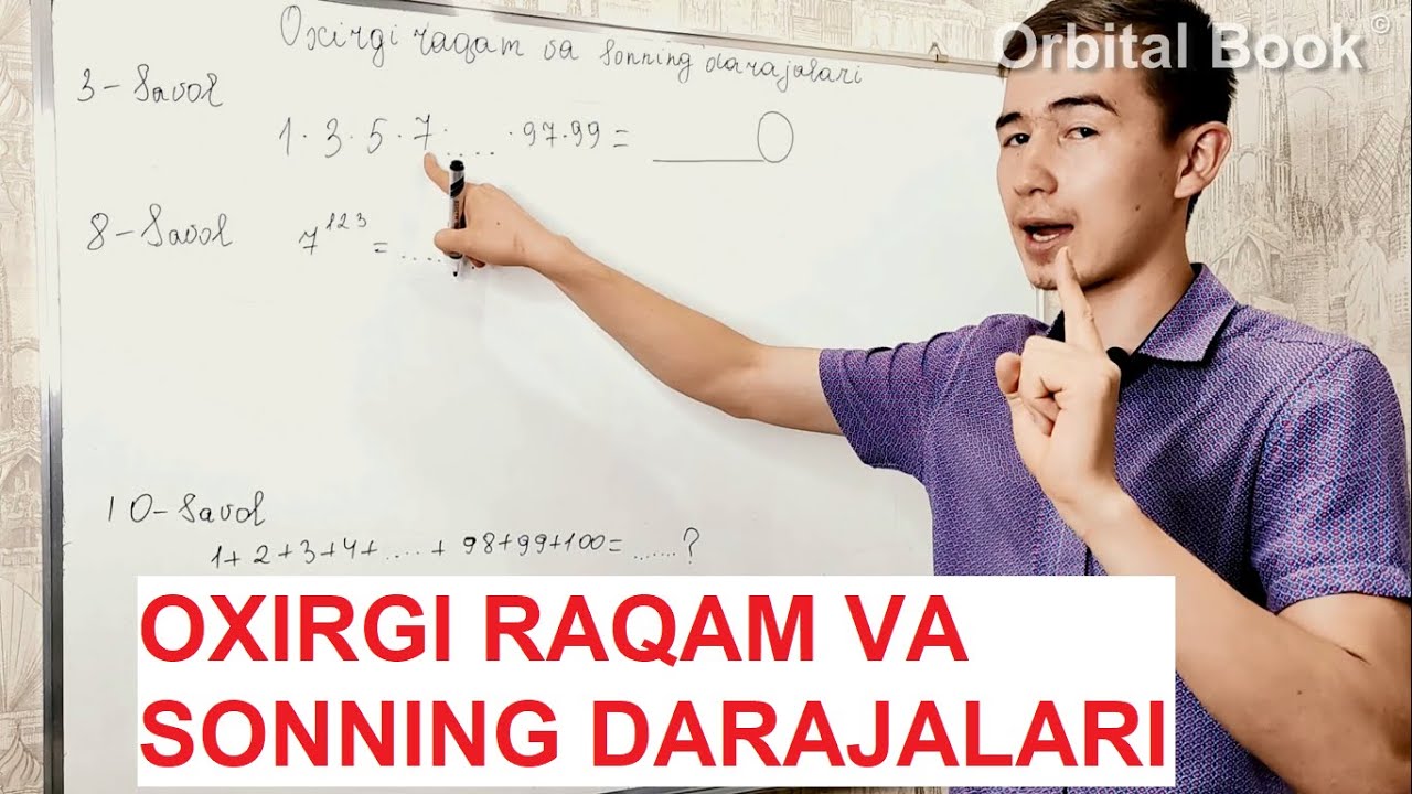 Oxirgi raqam - Orbital Book - Prezident va ixtisoslashtirilgan maktablarga tayyorlov dasturi