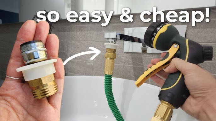 How To Connect Water Hose To Kitchen Faucet