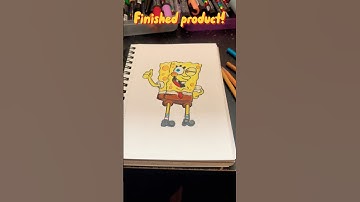 Drawing Cartoon characters Part 5 (SpongeBob) #spongebob #art