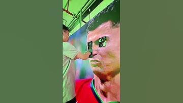Is he Cristiano Ronaldo?#ronaldo #leddisplay
