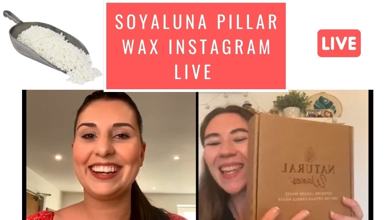 SoyaLuna Pillar Wax Chat with Makes Scents Candles