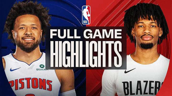 PISTONS at TRAIL BLAZERS | FULL GAME HIGHLIGHTS | December 22, 2025 (edited)