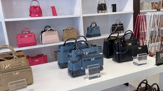 MICHAEL KORS OUTLET SALE 3 STYLES FOR  DESIGNER HANDBAGS COLLECTION STORE WALKTHROUGH