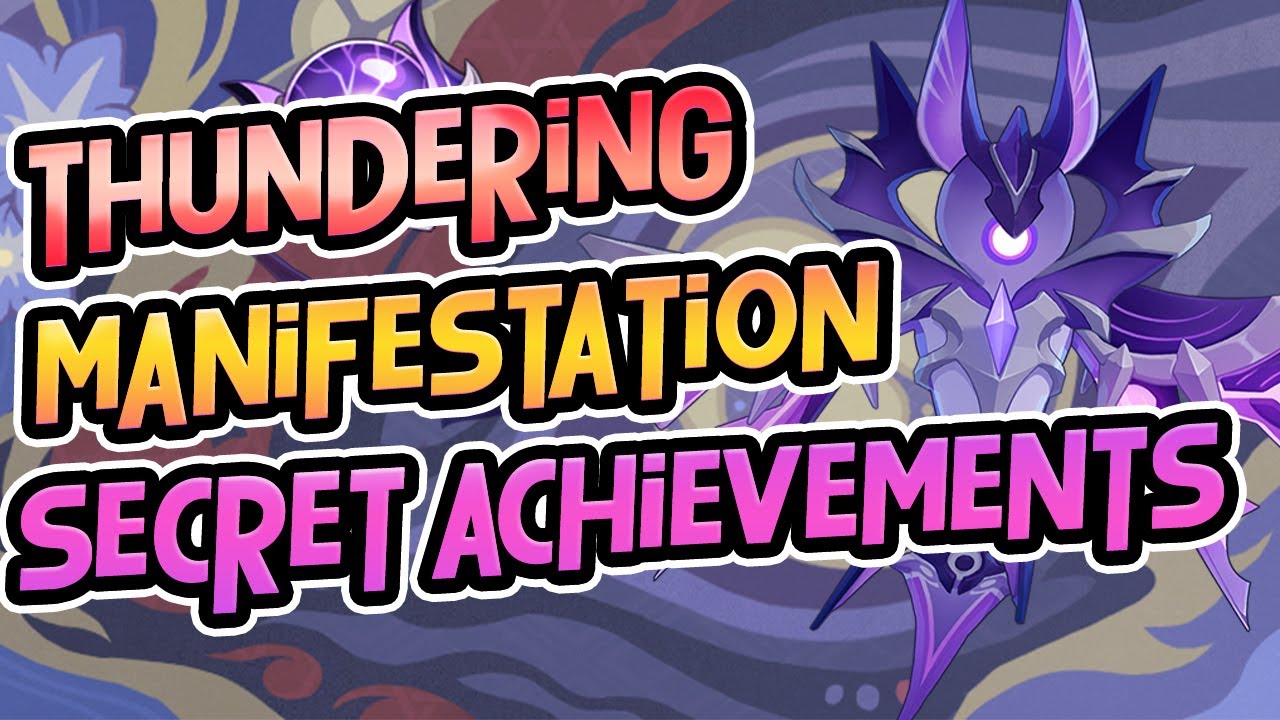 Thundering Manifestation Two Hidden Achievements Genshin Impact Inazuma