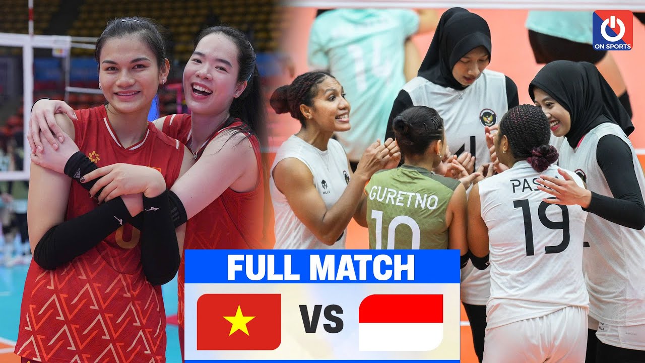 FULL HD | VIỆT NAM vs INDONESIA | Như Quỳnh - Thanh Thúy thi nhau bắn phá Indonesia