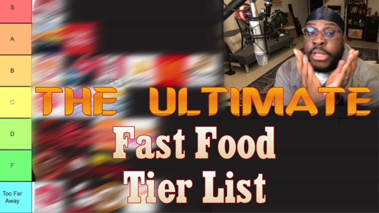 Список ресторанов быстрого питания.