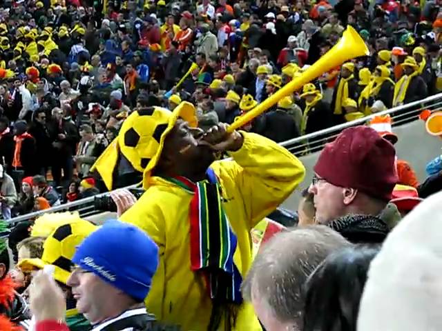 Vuvuzela sound at Cape Town Stadium- world cup 2010 