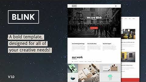 Blink - Parallax One Page HTML Template | Themeforest Website Templates and Themes