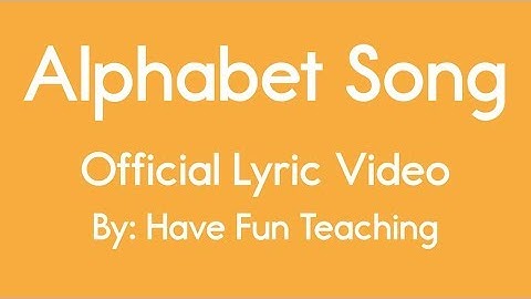 Alphabet Song