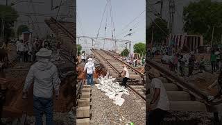 level crossing 100 Rub launching at mtd yard #railway #lifeisbutadream #railway #new #jodhpur div.