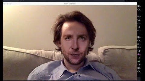 Real time face swapping with opencv and dlib