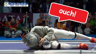 Kim Gets Punched: An Example of Refereeing Inconsistency in Fencing