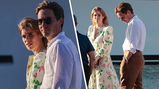 Princess Beatrice & Edoardo Mapelli Mozzi Put On Affectionate Display As They Board Boat On Holiday