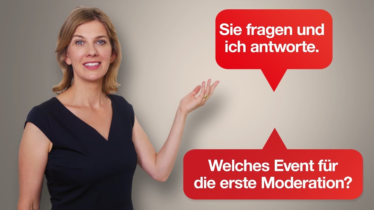 Welches Event für die erste Moderation? I Tipps für Ihren überzeugenden Auftritt | #71