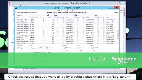 Enabling PC Logging on PowerLogic Meters Using MDI in PME | Schneider Electric Support
