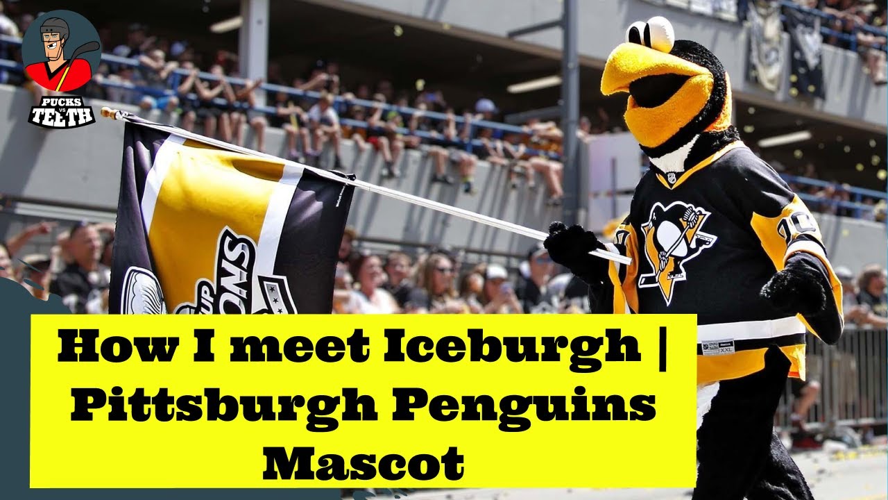 How I meet Iceburgh Pittsburgh Penguins Mascot YouTube