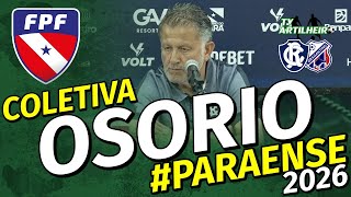 [Parazão '26] Coletiva Juan Carlos Osório | Pós-Jogo Remo 2 X 1 Bragantino  | TV ARTILHEIRO