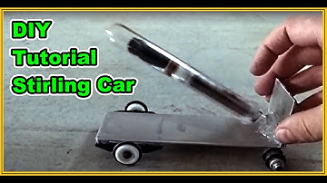 [TUTORIAL] How to make a simple Free Piston Stirling Engine car (DIY step by step instructions)