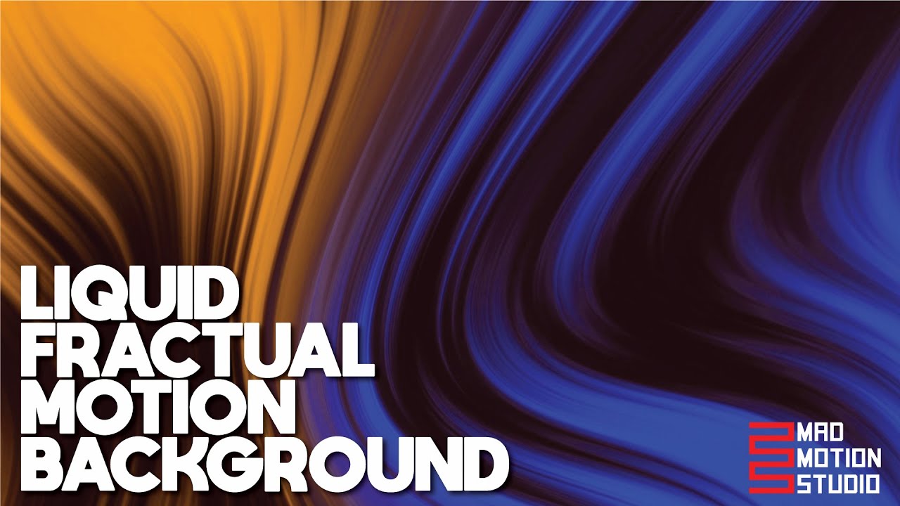 Free Fluid Gradient motion background | Liquid Fractual Motion Graphic ...
